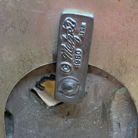 Vintage METZKE Pewter Bookends African Elephants 3-Dimensional Metal Patina - Picture 14 of 16